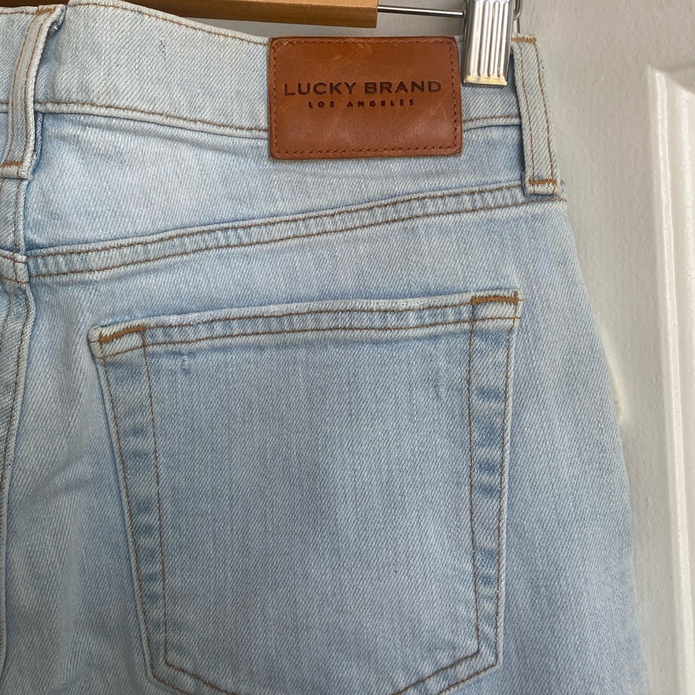 Lucky Brand Light-wash Ripped Jeans